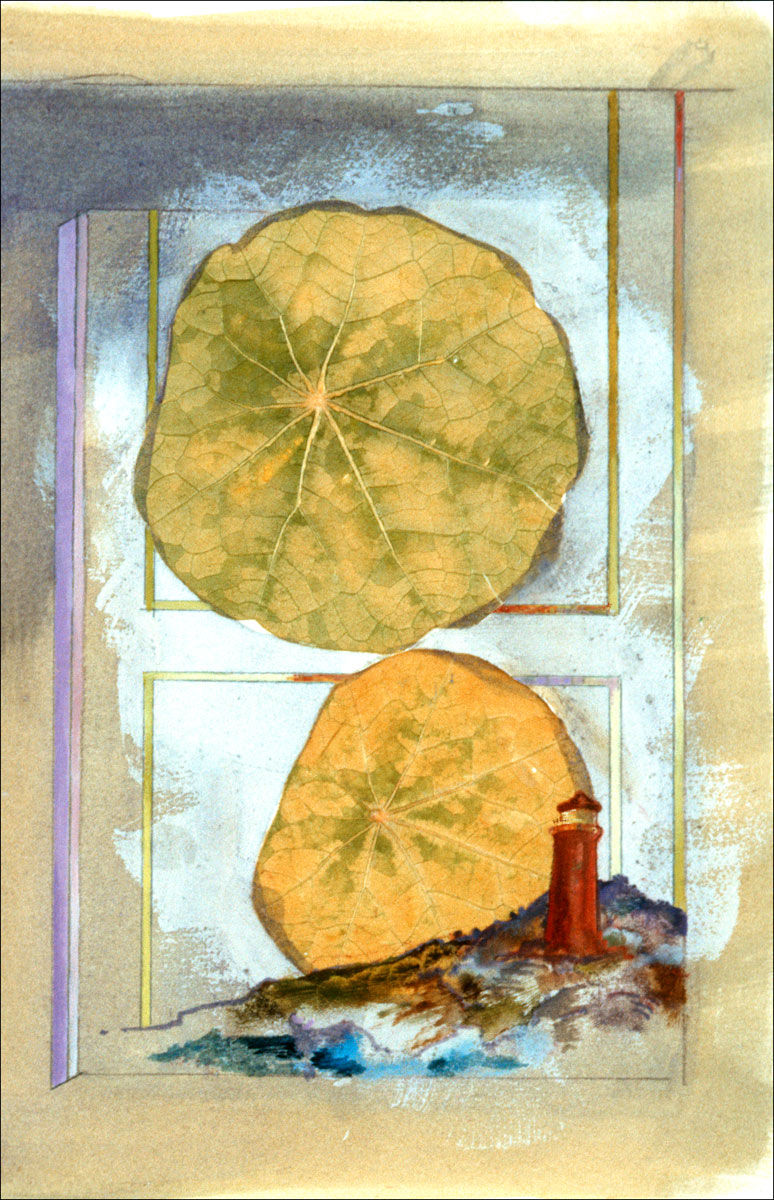 Ellen Wiener, H, 4 x 6”-approximate scale, mixed media/paper with oil, collage and etching, litho, pastel and ink, 2004-6.